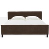 image:imageSAFAVIEH Couture Collection  Finney Sage Green Upholstered King Bed Modern Minimalist Design No Box Spring Needed SFV4872CKDark Brown