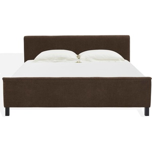 image:imageSAFAVIEH Couture Collection  Finney Sage Green Upholstered King Bed Modern Minimalist Design No Box Spring Needed SFV4872CKDark Brown