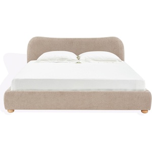 image:imageSAFAVIEH Couture Collection Beccarose Light Brown Boucle Queen Size BedLight Brown