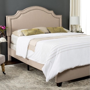 image:imageSafavieh Home Collection Theron Light Grey Queen Sized Bed GrayEspressoLight Beige
