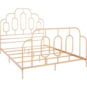 image:imageSafavieh Home Paloma Retro Black Bed FullGold