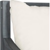 image:imageSAFAVIEH Outdoor Collection Pomona Dark Slate Grey Solid WoodBeige Cushion Lounger Bench Sofa Loveseat PAT6740KAsh Grey  Beige
