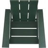 image:imageSAFAVIEH Outdoor Patio Furniture Collection  All Weather Black Adirondack Chair WeatherResistant Patio Seating Fully Assembled PAT4500AGreen