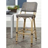 image:imageSafavieh Home Collection Deltana Beige Indoor Outdoor BarstoolBrown