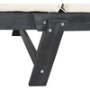 image:imageSafavieh PAT6745A Outdoor Collection Tandra Grey Modern Contemporary Daybed Day BedDark Slate Gray  Beige