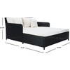 image:imageSafavieh PAT7500A Outdoor Collection Cadeo Black and White Cushion DaybedBlackBeige