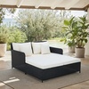image:imageSafavieh PAT7500A Outdoor Collection Cadeo Black and White Cushion DaybedBlackBeige