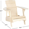 image:imageSafavieh Patio Collection Hampton Adirondack Acacia Wood Chair NaturalBeige
