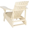 image:imageSafavieh Patio Collection Hampton Adirondack Acacia Wood Chair NaturalBeige