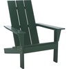 image:imageSAFAVIEH Outdoor Patio Furniture Collection  All Weather Black Adirondack Chair WeatherResistant Patio Seating Fully Assembled PAT4500AGreen