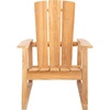 image:imageSafavieh Couture Patio San Juan Natural Brazilian Teak Wood Outdoor Adirondack Chair