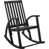 image:imageSafavieh Outdoor Collection Clayton Look Rocking ChairBlack