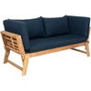 image:imageSafavieh PAT6745A Outdoor Collection Tandra Grey Modern Contemporary Daybed Day BedNatural  Navy