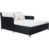 image:imageSafavieh PAT7500A Outdoor Collection Cadeo Black and White Cushion DaybedBlackBeige