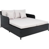 image:imageSafavieh PAT7500A Outdoor Collection Cadeo Black and White Cushion DaybedBlackLight Grey