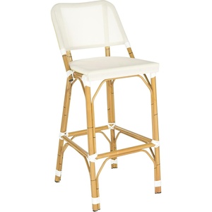 image:imageSafavieh Home Collection Deltana Beige Indoor Outdoor BarstoolBeige
