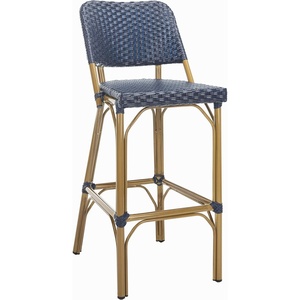 image:imageSafavieh Home Collection Deltana Beige Indoor Outdoor BarstoolNavy