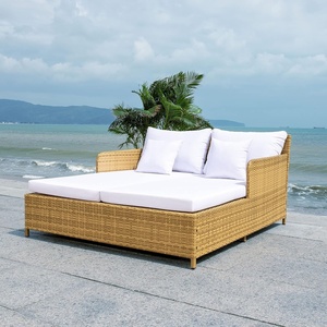 image:imageSafavieh PAT7500A Outdoor Collection Cadeo Black and White Cushion DaybedNaturalWhite
