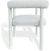 image:imageSAFAVIEH Couture  Outdoor Larissa Dining Chair  White amp Beige Aluminum  Weather Resistant Fully Assembled  Ideal for Patio Deck Backyard 177 Seat Height CPT4021AWhiteBeige