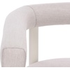 image:imageSAFAVIEH Couture  Outdoor Larissa Dining Chair  White amp Beige Aluminum  Weather Resistant Fully Assembled  Ideal for Patio Deck Backyard 177 Seat Height CPT4021AWhiteBeige
