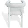 image:imageSAFAVIEH Couture  Outdoor Larissa Dining Chair  White amp Beige Aluminum  Weather Resistant Fully Assembled  Ideal for Patio Deck Backyard 177 Seat Height CPT4021AWhiteBeige