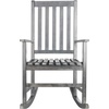 image:imageSAFAVIEH PAT6707K Outdoor Collection Barstow Dark Slate Gray Rocking ChairAsh Grey