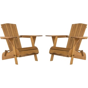 image:imageSAFAVIEH PAT7034ASET2 Outdoor Collection Breetel TeakNatural