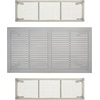 image:imageSAFAVIEH Outdoor Collection Aquina Natural Acacia WoodLight Brown 3Piece Dining SetGreyGrey