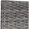 image:imageSAFAVIEH Outdoor Collection Laina Grey BrownWhite Cushion Wicker 5Piece Dining SetGrey BrownWhite