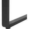 image:imageSAFAVIEH Outdoor Collection Vesta BlackLight Grey Solid Wood 4Piece Conversation SetBlackGrey