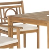 image:imageSAFAVIEH Outdoor Living Collection Montclair 5Piece Dining SetNatural  Beige