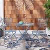 image:imageSafavieh Outdoor Collection Belen Antique Blue 3Piece Bistro SetMossy Blue