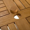 image:imageSafavieh Outdoor Collection Chante Teak 354 Round Table 5 Piece Dining Set