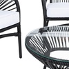 image:imageSafavieh Outdoor Collection Werner GreyWhite 4Piece Patio Living Set PAT7522B2BXBlack  White