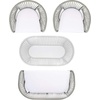 image:imageSafavieh Outdoor Collection Werner GreyWhite 4Piece Patio Living Set PAT7522B2BXGrey  White