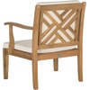 image:imageSafavieh Outdoor Living Collection Bradbury 4Piece Outdoor Living Set NaturalBeige Chair 256 x 248 x 319 Bench 484 x 248Natural  Beige
