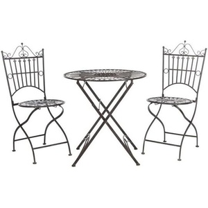 image:imageSafavieh Outdoor Collection Belen Antique Blue 3Piece Bistro SetRust