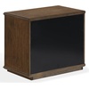 image:imageSAFAVIEH Couture  Octavian Rope Detail Nightstand  Brown Oak  2Drawer Storage  Fully Assembled Solid Wood  Ideal for Bedroom Guest Room 30 W x 18 D x 26 H SFV2233ADark Walnut