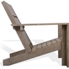 image:imageSAFAVIEH Couture  Outdoor Coral Adirondack Chair  Grey Eucalyptus Solid Wood  Weather Resistant  Ideal for Patio Deck Backyard 19 Seat Height CPT1063AGrey