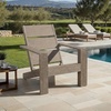 image:imageSAFAVIEH Couture  Outdoor Coral Adirondack Chair  Grey Eucalyptus Solid Wood  Weather Resistant  Ideal for Patio Deck Backyard 19 Seat Height CPT1063AGrey