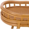 image:imageSAFAVIEH Couture  Shayleen 2Tier Natural Rattan Accent Table  Handwoven Boho Coastal Design  Fully Assembled  Ideal for Living Room Bedroom Kitchen CWK3023ANatural