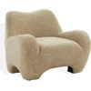 image:imageSAFAVIEH Couture Collection  Randal Olive Green Chenille Accent Chair Modern Sculptural Lounge Seating Fully Assembled SFV4878BLight Brown Chenille
