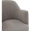 image:imageSAFAVIEH Couture Collection Christian Light Grey Boucle Swivel Accent Chair Fully Assembled