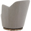 image:imageSAFAVIEH Couture Collection Christian Light Grey Boucle Swivel Accent Chair Fully Assembled