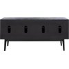 image:imageSAFAVIEH Couture Collection Doderick MidCentury Black 4Door Entertainment Media Stand Fits up to a 65 Flatscreen TVBlack