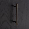 image:imageSAFAVIEH Couture Collection Doderick MidCentury Black 4Door Entertainment Media Stand Fits up to a 65 Flatscreen TVBlack