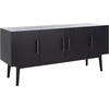 image:imageSAFAVIEH Couture Collection Doderick MidCentury Black 4Door Entertainment Media Stand Fits up to a 65 Flatscreen TVBlack
