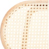 image:imageSAFAVIEH Couture Collection Kristianna Tropical Coastal BlackNatural Rattan Round Back Chair Set of 2Natural