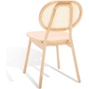 image:imageSAFAVIEH Couture Collection Kristianna Tropical Coastal BlackNatural Rattan Round Back Chair Set of 2Natural