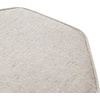 image:imageSAFAVIEH Couture Collection Rosaria Dark Green Chenille Upholstered Hexagon Shape Ottoman Foot Stool Accent Pouf Fully AssembledTaupe